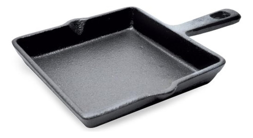 Ecolution Eobk3215 Cast Iron Mini Square Griddle Pan 6inch