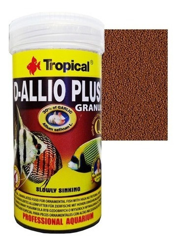 Ração D-allio Plus Granulat 60gr Tropical