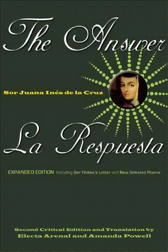 The Answer/la Repuesta, De Sor Juana Ines De La Cruz. Editorial Feminist Press At City University New York, Tapa Blanda En Inglés