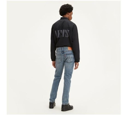 Imagen 3 de 3 de Levi's Men's 512 Slim Taper Fit Jeans - Color Sin City Blue