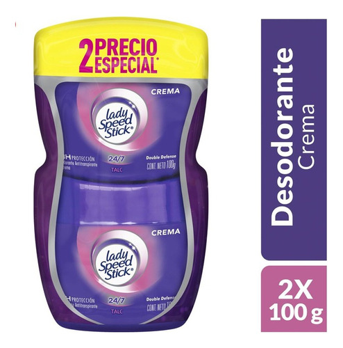 Desodorante Lady Speed Crema - g a $92