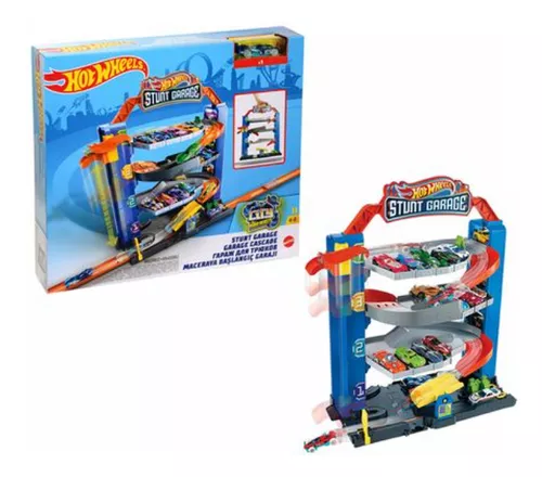 Hot Wheels Pista City Stunt Garage Mattel - GNL70