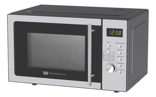 Horno De Microondas White Westinghouse 0.9 Pies Cúbicos Gris