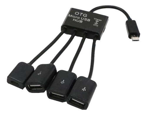 Adaptador Quatre En Un Micro Usb Otg Hub Para