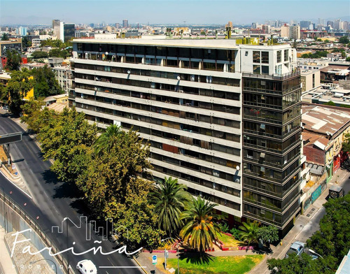 Arriendo Dpto Gran Terraza 1d,1b,estac.- Stgo, M.los Heroes
