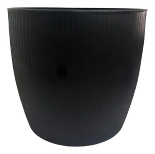 Maceta Ta Plastic Linea Paris 22 - Diseño Ideal Para Plantas Negro Paris 22