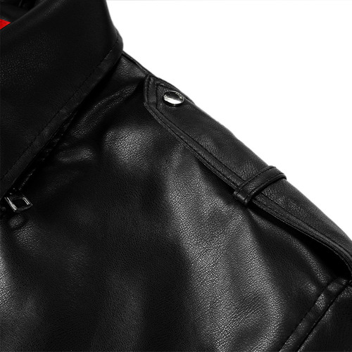 Campera Oreiro Love Biker Simil Cuero Entallada C/ Bolsillos