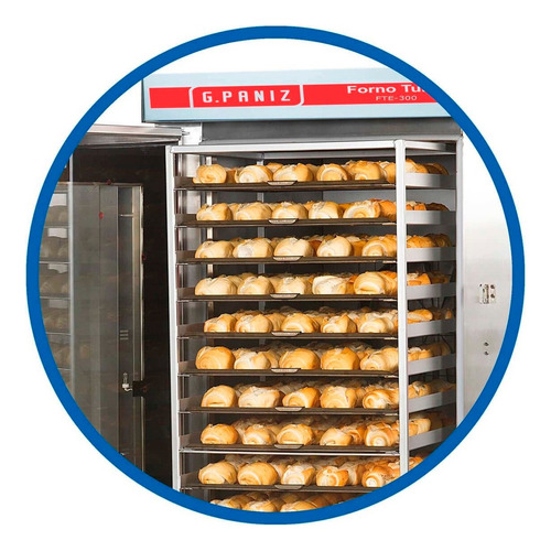 Horno de panadería industrial con 10 bandejas Industrial Gpaniz