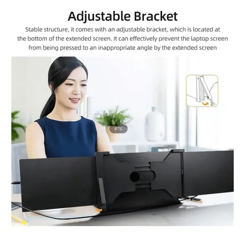 Z Monitor Portátil De Triple Pantalla De 15 Pulgadas Para
