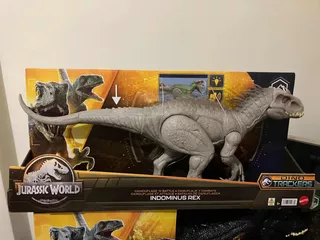 Figura Indominus Rex Dino Traker Jurassic World Luz Sonido