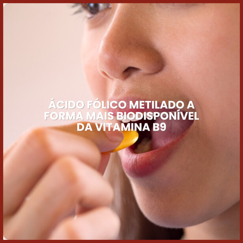 True Metilfolato De Cálcio True Source Ácido Fólico 250mg