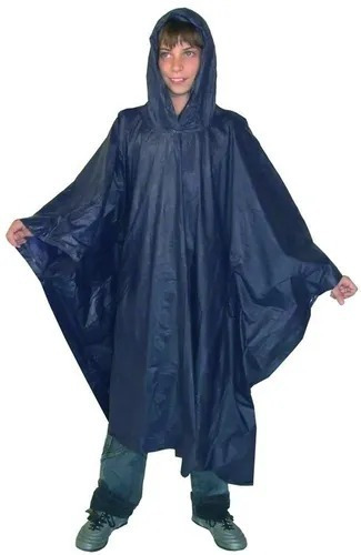 Poncho De Lluvia Unisex Niño Pvc Impermeable 