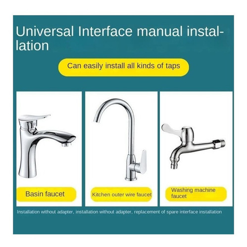 Extensor De Grifo Giratorio, Boquilla De Agua, Adaptador De