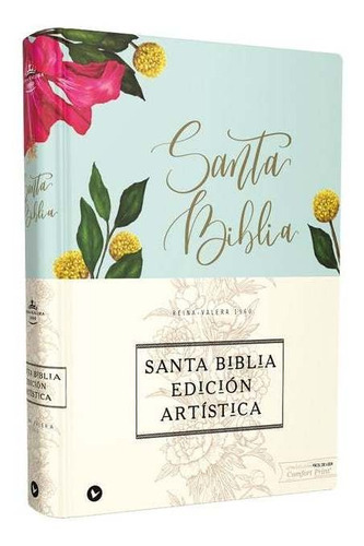 Biblia/rvr1960/edicion Artistica/tapa Dura/floral/canto Con