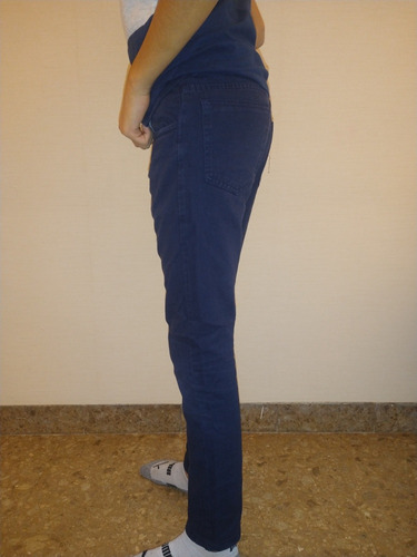 Pantalón Gabardina Chupin Varón Niño 4 Al 16 Corte De Jean 