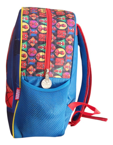 Mochila Escolar Primaria Marvel Spiderman Hero Spidey 3d Ruz