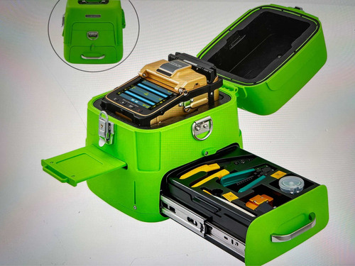 Fusionadora Fibra Óptica Kit Al-9 Con Cortadora