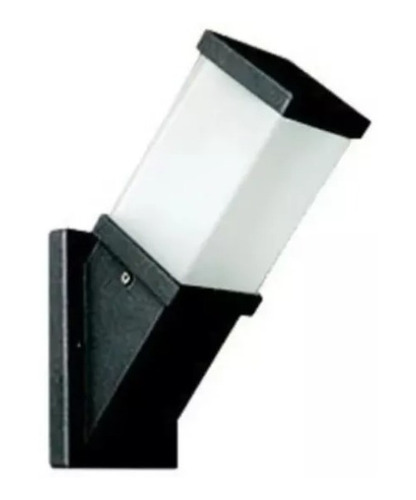 Aplique Farol Exterior En Aluminio Fw 2400/b E27 Negro X 2