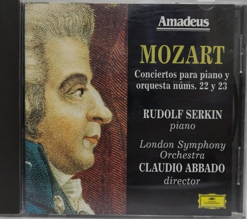 Mozart  Amadeus Conciertos Para Piano Nums 22 Y 23 Cd 