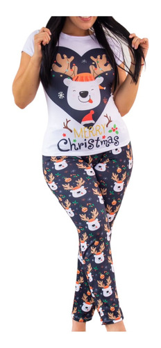 Pijama Sublimada Navidad