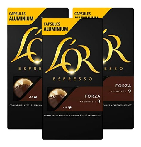 Capsulas Nespresso Compatibles Forza L`or X30 Origen Francia