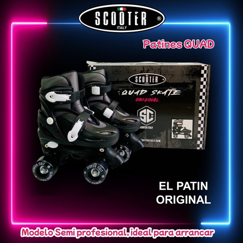 Patines Extensibles Scooter Italy Infantil Semi Profesional