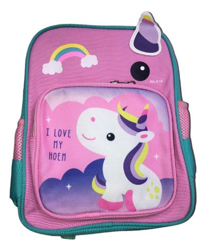 Mochila Infantil Con Bolsillo Frontal W318