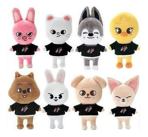 Niños Callejeros Skzoo Stray Kids Muñeco De Peluche 8 Piezas