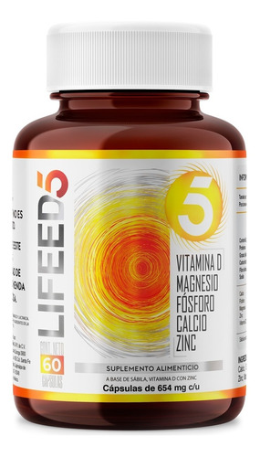 Lifeed D+ Inmune - Vitamina D Calcio Magnesio Zinc Fósforo