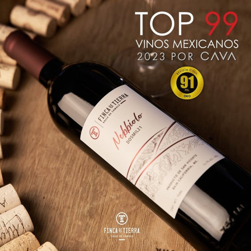 Finca De Tierra Vino Tinto Nebbiolo 2021 - Botella 750ml