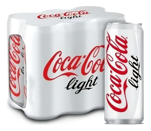 12 Und Refrigerante Coca Cola Light Baixa Caloria Lata 310ml