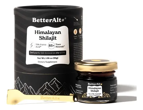 Shilajit Puro Del Himalaya - Resina 75 Porciones - Betteralt