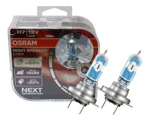 Lâmpada H7 Osram Nightbreaker 200 3900K 55W 200% +Luz - Lâmpada