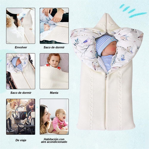 Manta Para Cochecito, Saco De Dormir Para Recién Nacido Saco