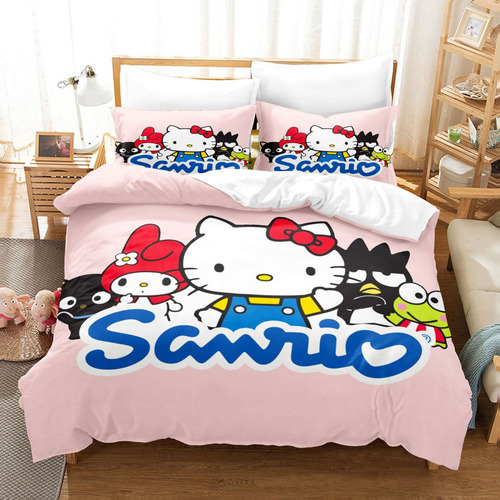 Funda Nórdica Helokite, Juego De Cama Individual Anime I