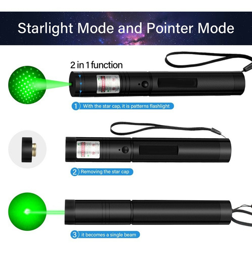 Laser Verde Forte Caneta P Projetor Alcance 50 Km