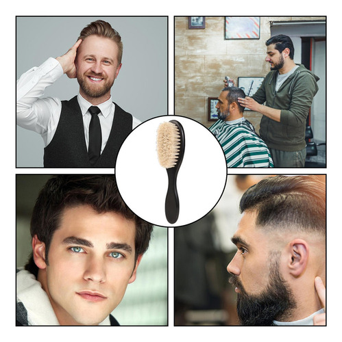 Cepillo De Pelo De Cerdas De Jabalí Cepillo Para Barba Con C