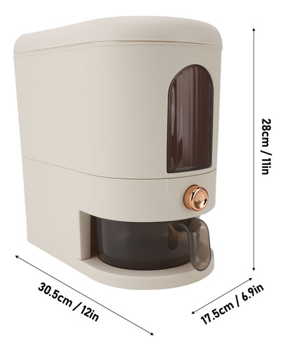 Dispensador De Arroz Para Almacenamiento De Arroz De 5 Kg