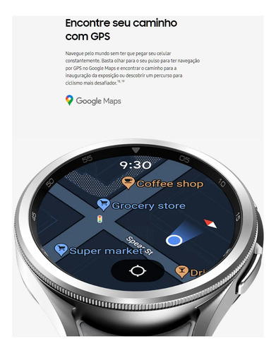 Samsung Smartwatch Galaxy Watch6 Classic Lte 43mm Prateado