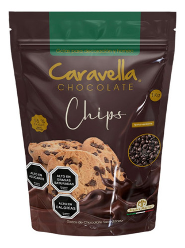 Chocolate Caravella Cobertura Chips 1kg