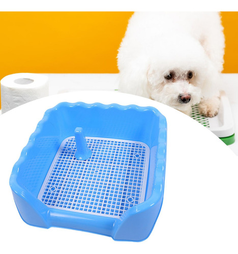 Bandeja De Arena Para Inodoro Para Perros Con Poste S