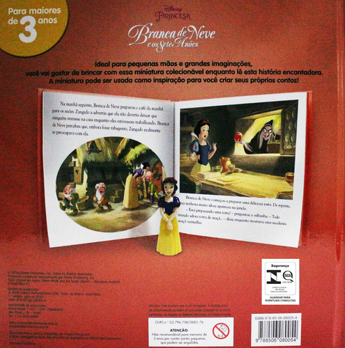 Branca de Neve e os Sete Anões: Minhas Histórias, de Disney. Minhas Histórias Editorial Editora Melhoramentos Ltda., capa dura em português, 2016