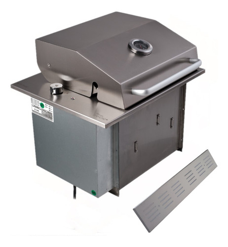 Grill Elétrico Churrasqueira Diamond Tampa Titan + Veneziana Cor Inox 127v