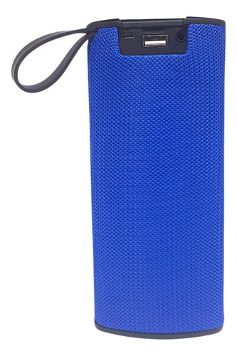 Imagem 4 de 6 de Caixa De Som Bluetooth Alto Falante Usb Sd Fm Exbom Azul