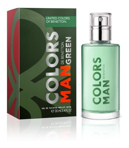 Benetton Colors Green Man Edt 30 Ml X 3