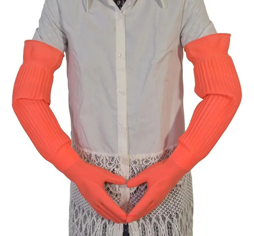 Látex De Goma Impermeable Para Lavaplatos, Manguito Largo