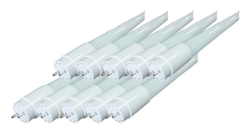 Tubo Led Luz Día 18w 120cm Glowlux X10 Unidades - E. A.