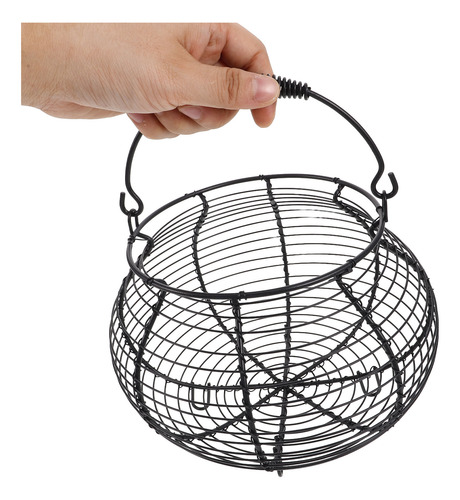 Soporte Redondo De Hierro Para Huevos De Alambre Metálico Co