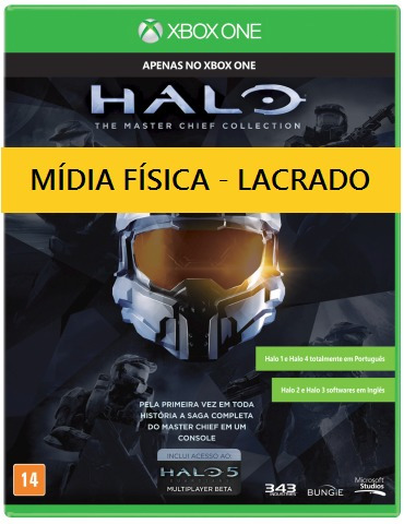 Halo Master Chief Collection Xbox One Midia Fisica Lacrado