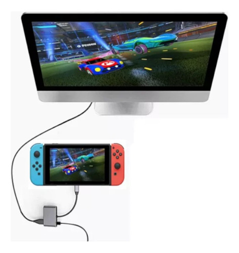 Adaptador Usb C Hdmi Vga @ Nintendo Switch Switch Oled Tv 